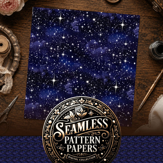 Celestial Seamless Pattern