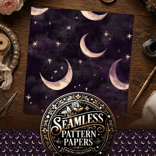 Celestial Seamless Pattern