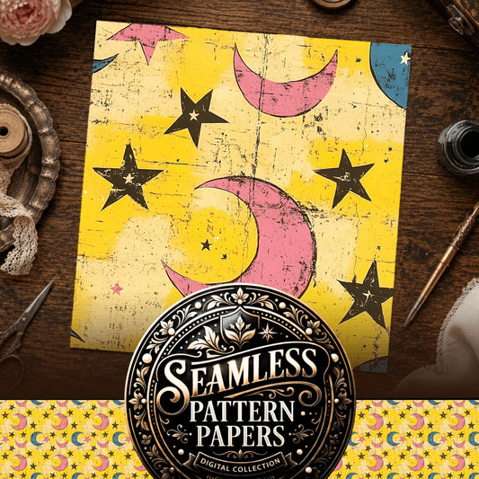 Celestial Seamless Pattern