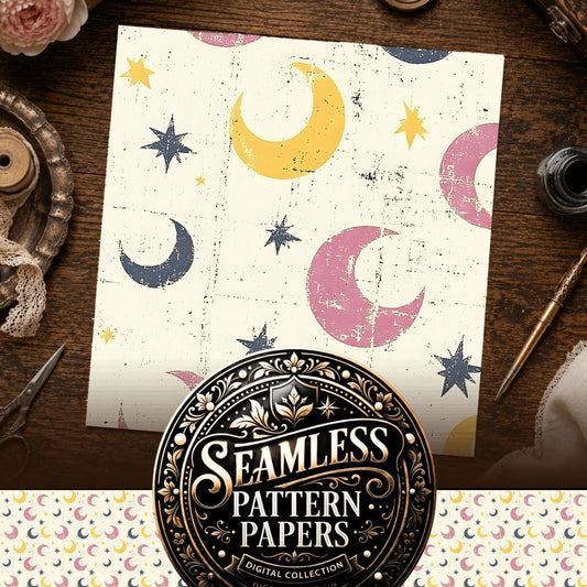 Celestial Seamless Pattern