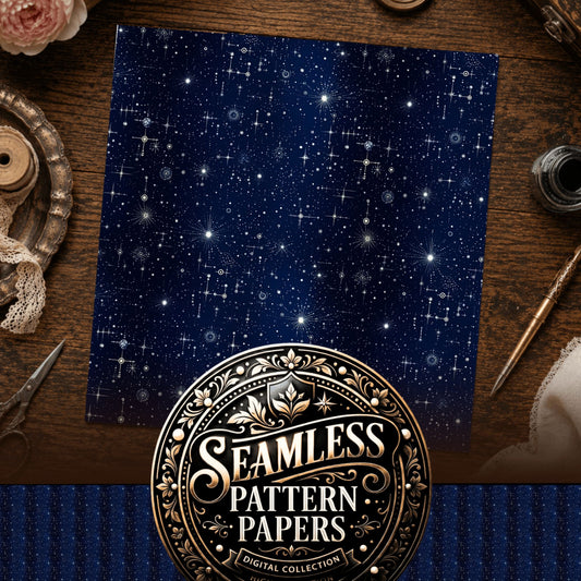 Celestial Seamless Pattern