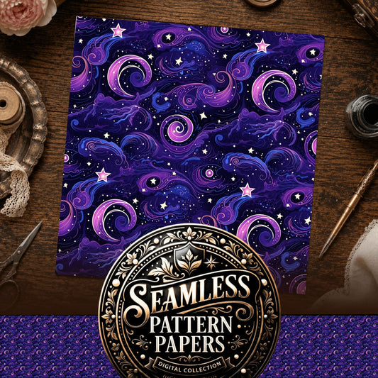 Celestial Seamless Pattern
