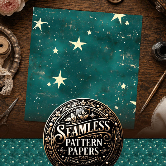 Celestial Seamless Pattern