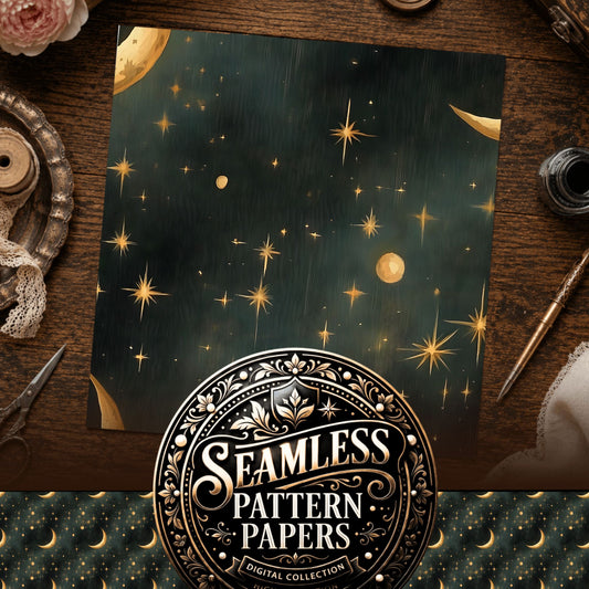 Celestial Seamless Pattern