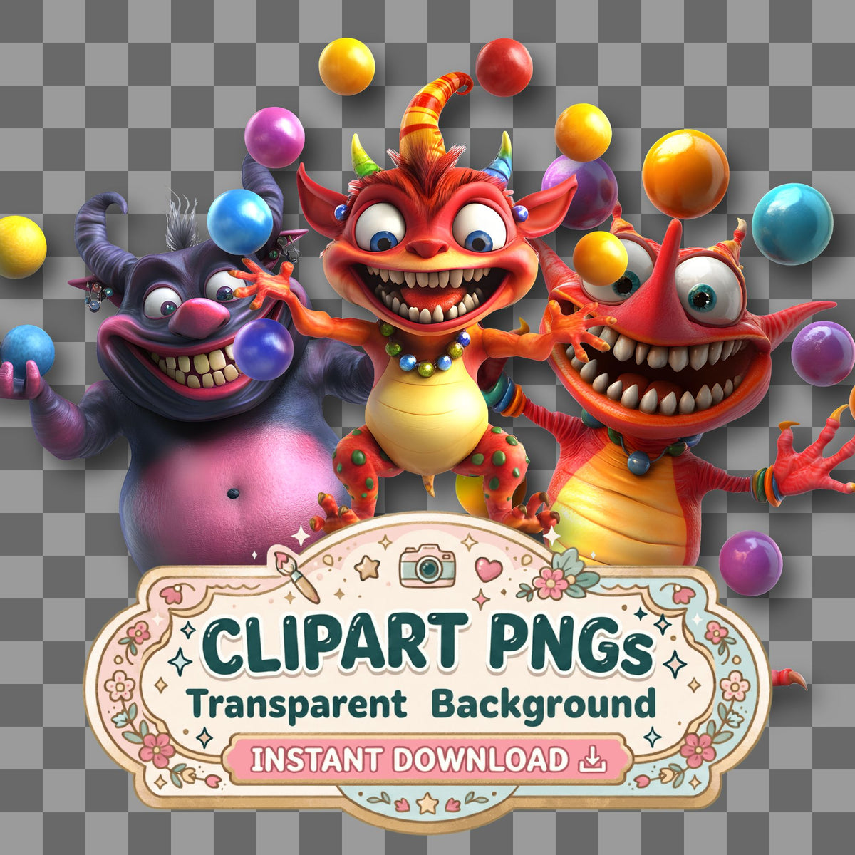 Characterbig Grin Clipart Pngs