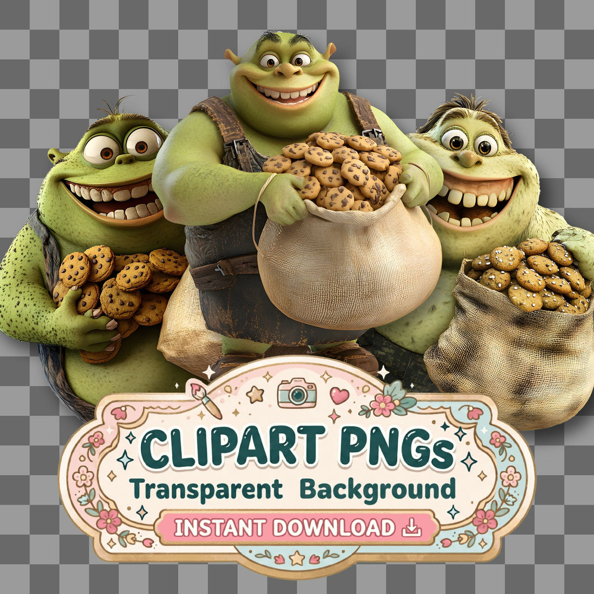 Characterbig Grin Clipart Pngs