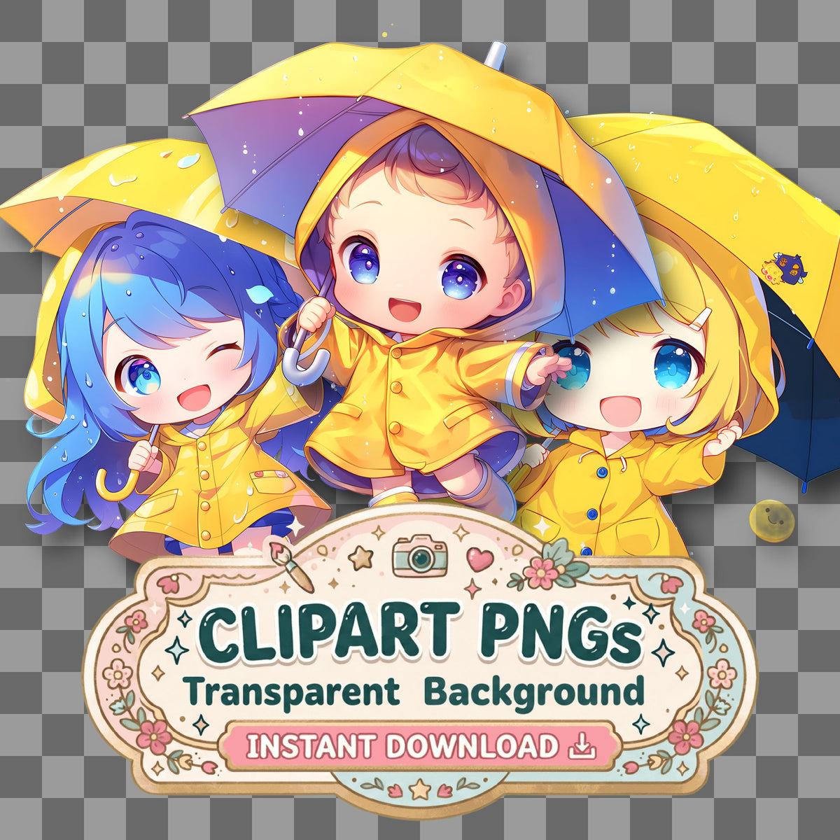 Characterraincoat Clipart Pngs