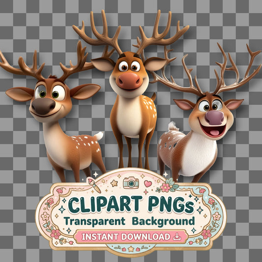 Charactersantlers Clipart Pngs
