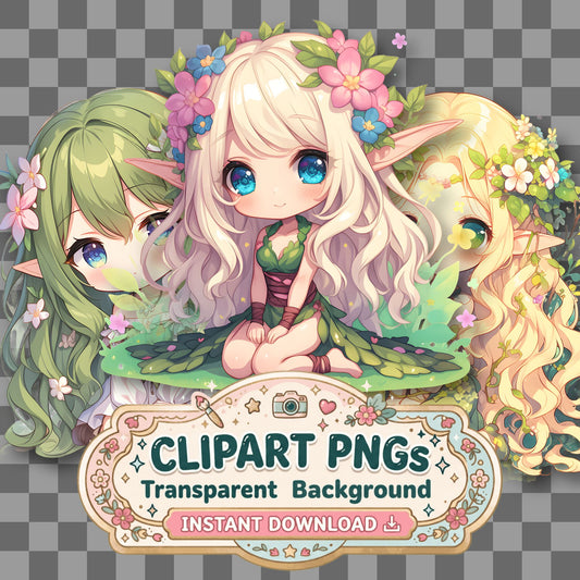 Chibi Anime Clipart Pngs
