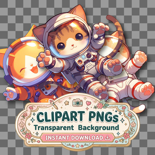 Chibi Astronaut Clipart Pngs