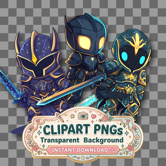 Chibi Celestial Clipart Pngs
