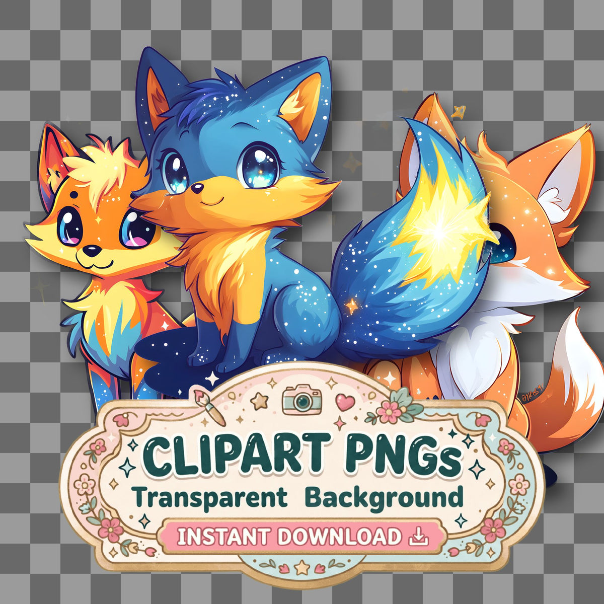 Chibi Cosmic Clipart Pngs