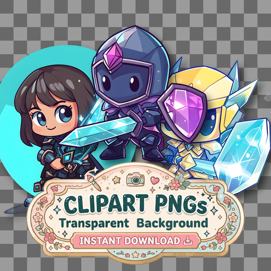 Chibi Crystal Clipart Pngs