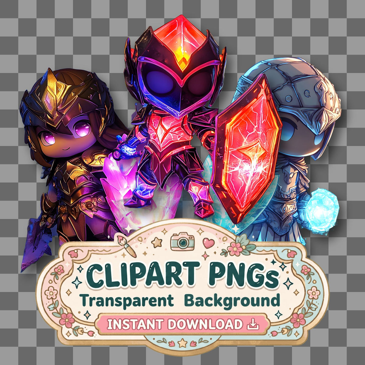 Chibi Crystal Clipart Pngs
