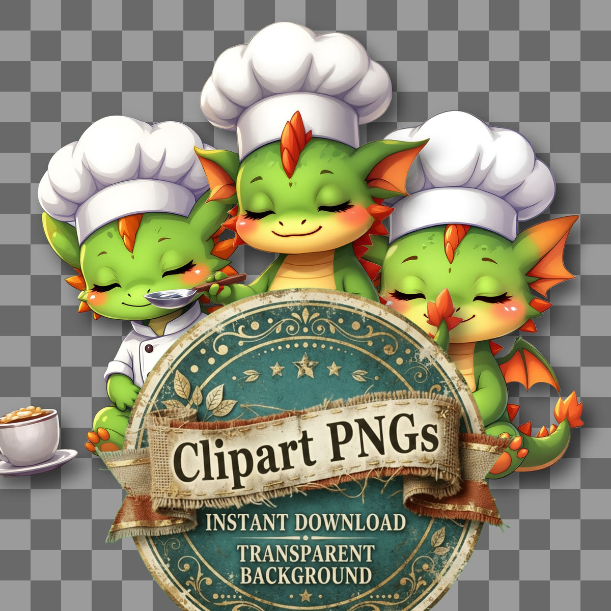 Chibi Dragon Puppy Clipart Pngs