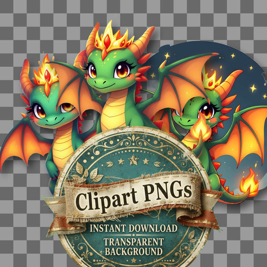 Chibi Dragon Queen Clipart Pngs