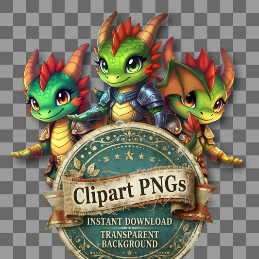 Chibi Dragon Sorcerer Clipart Pngs