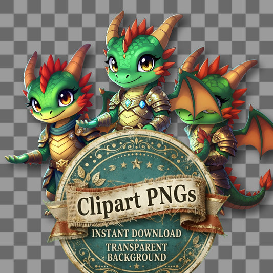 Chibi Dragon Sorcerer Clipart Pngs