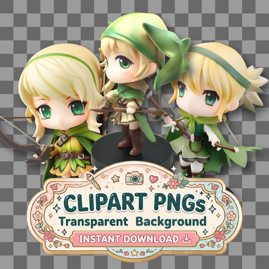 Chibi Elf Clipart Pngs