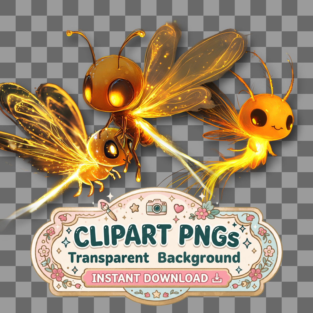 Chibi Firefly Clipart Pngs