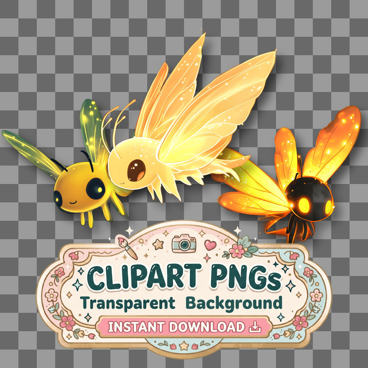 Chibi Firefly Clipart Pngs