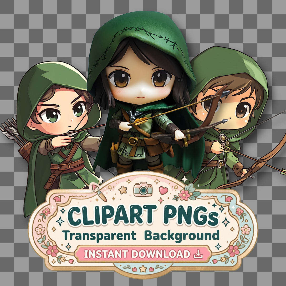 Chibi Forest Clipart Pngs