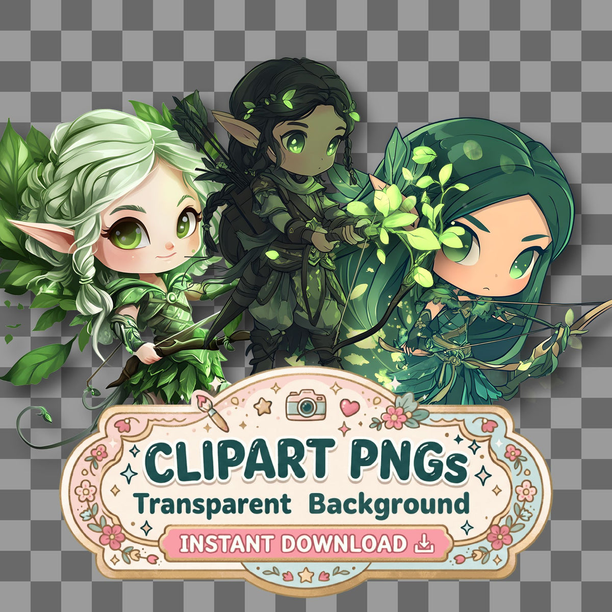 Chibi Forest Clipart Pngs