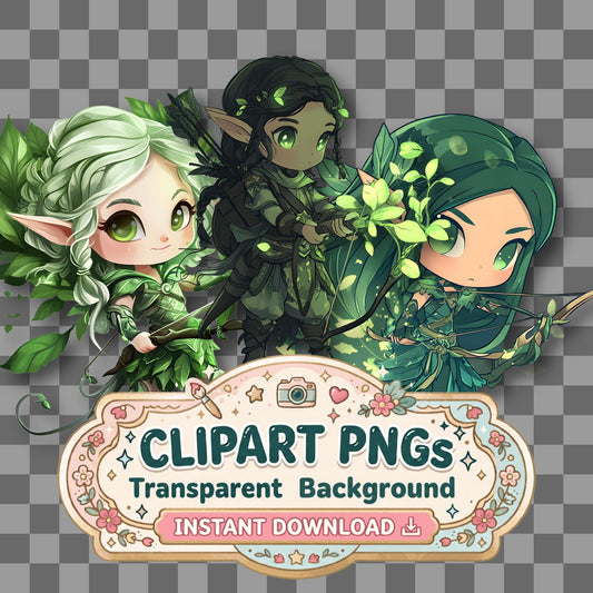 Chibi Forest Clipart Pngs
