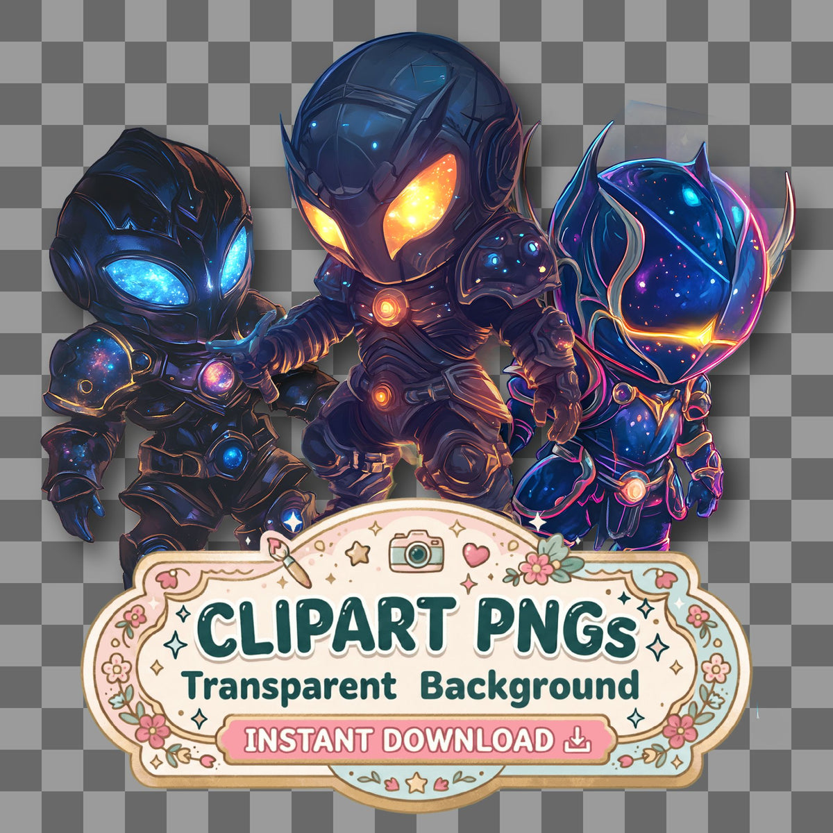 Chibi Galaxy Clipart Pngs
