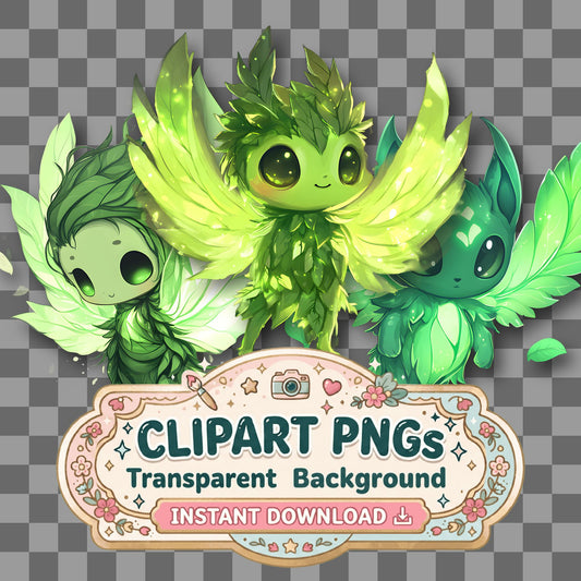 Chibi Jungle Clipart Pngs