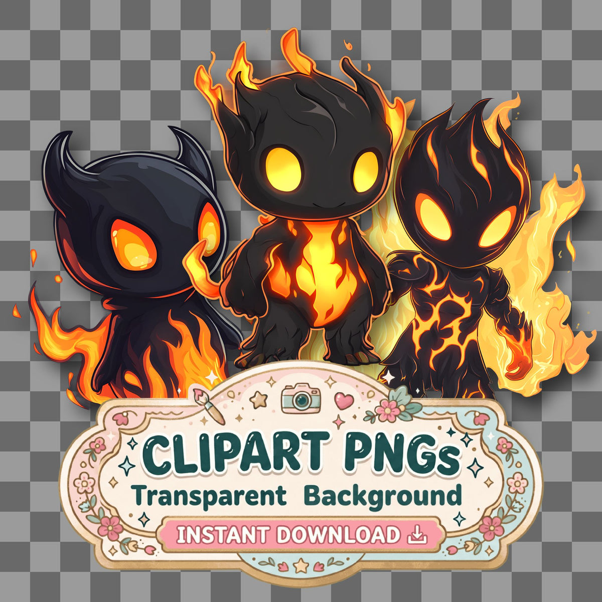 Chibi Lava Clipart Pngs