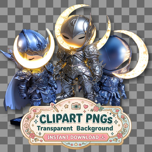 Chibi Lunar Clipart Pngs