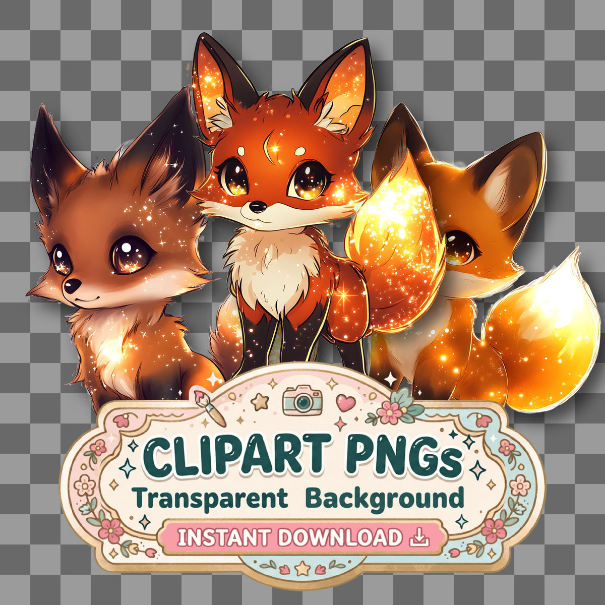 Chibi Magical Clipart Pngs