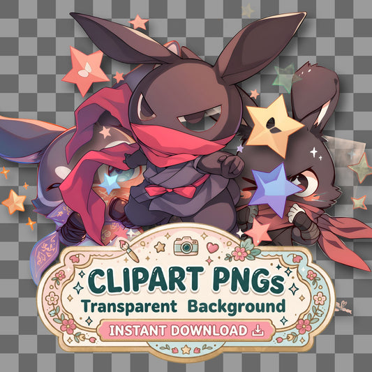 Chibi Ninja Clipart Pngs