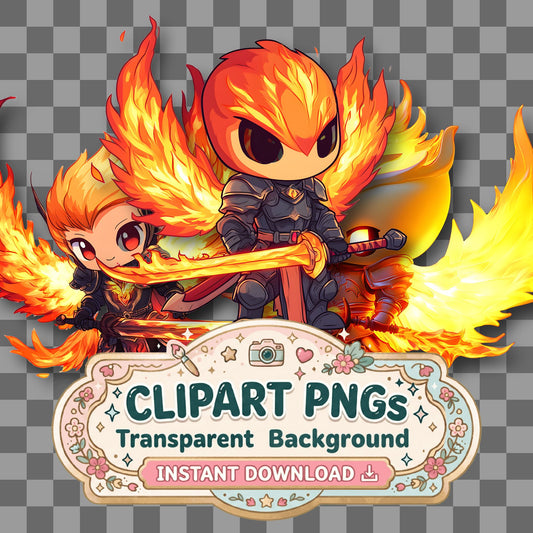Chibi Phoenix Clipart Pngs