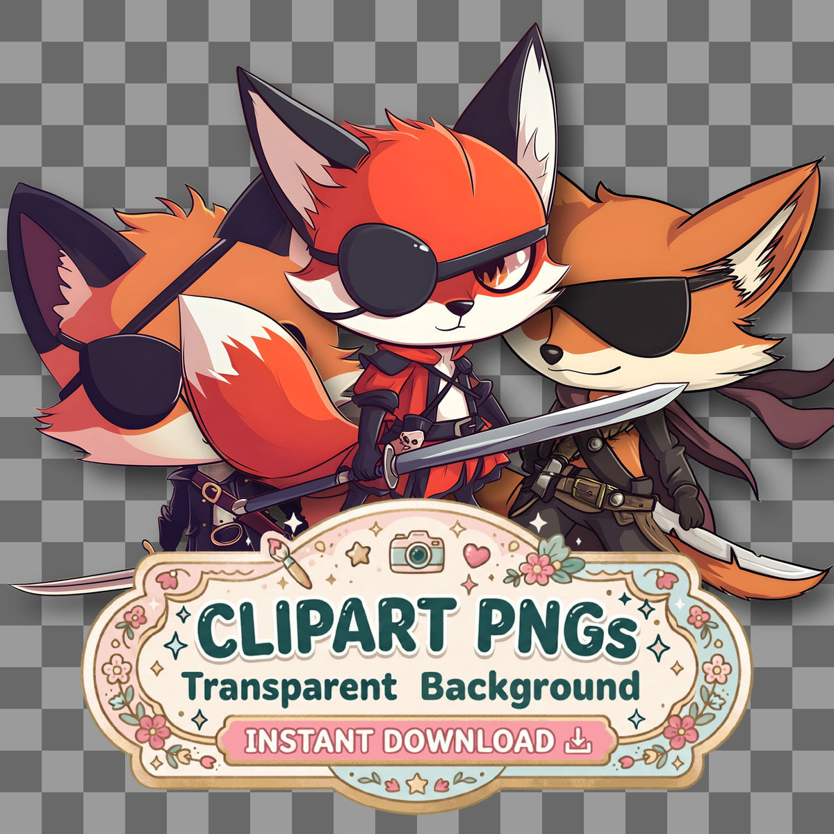 Chibi Pirate Clipart Pngs