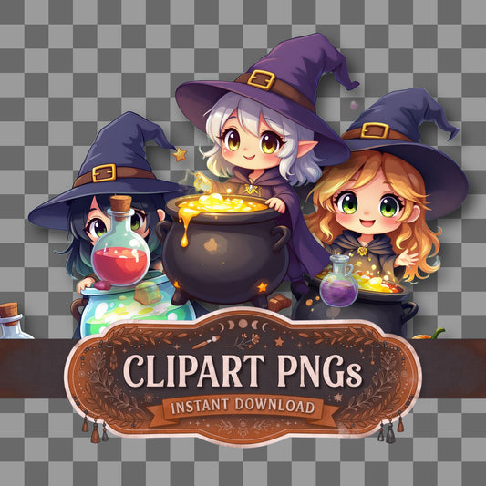 Chibi Potion Master Clipart Pngs