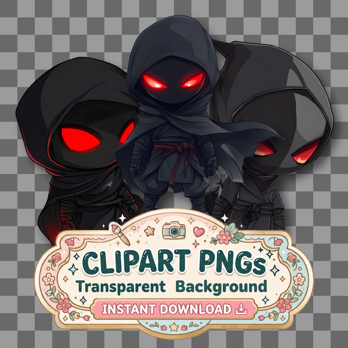 Chibi Shadow Clipart Pngs