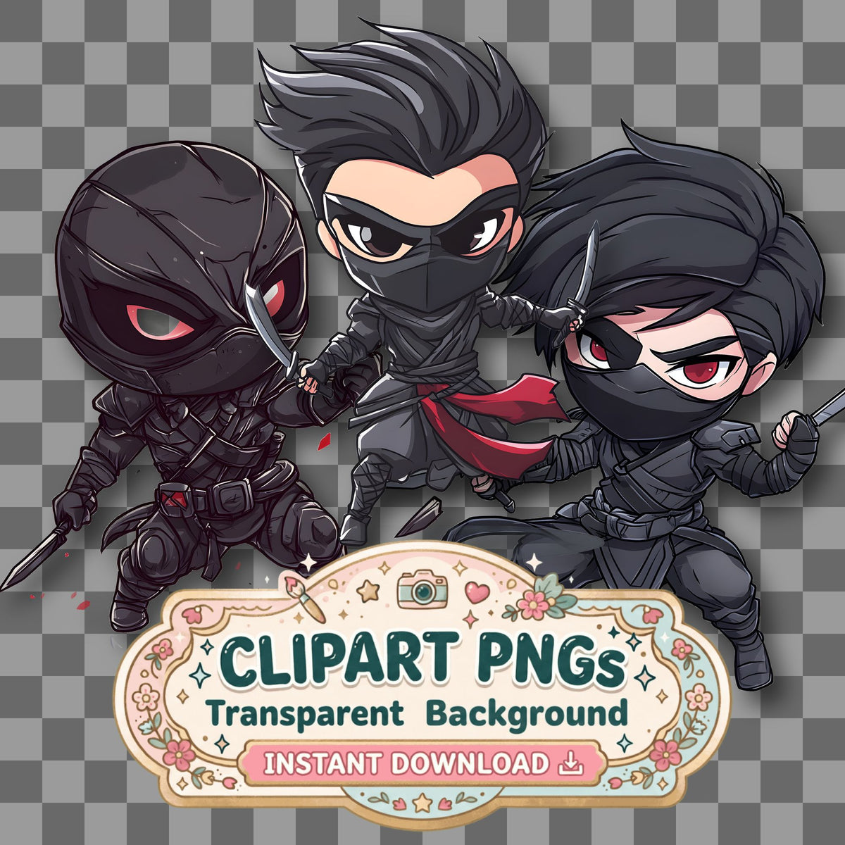 Chibi Shadow Clipart Pngs