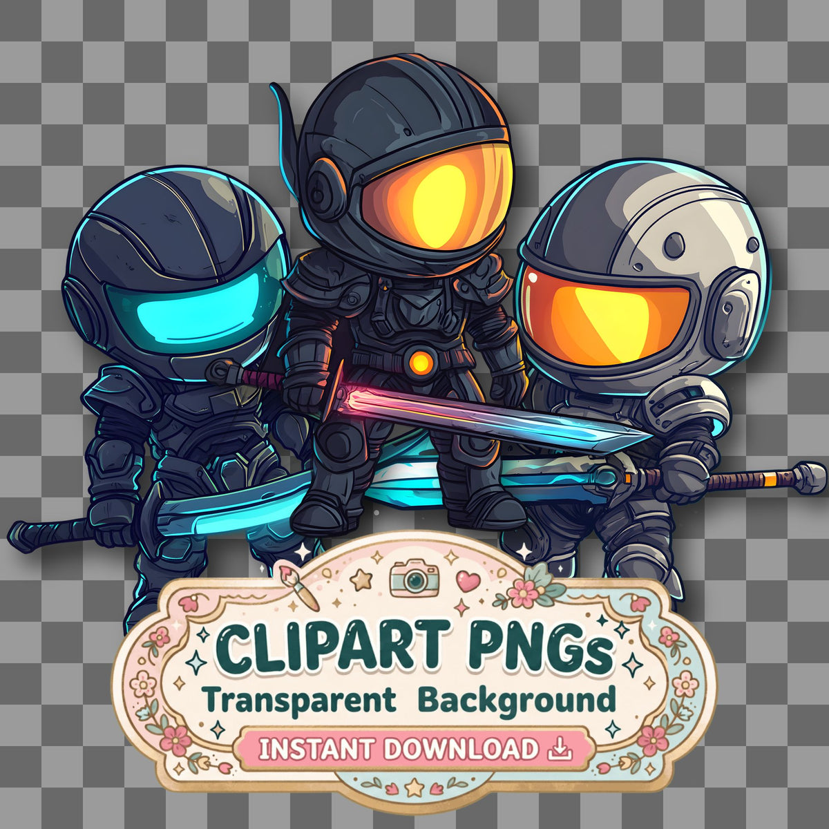 Chibi Space Clipart Pngs