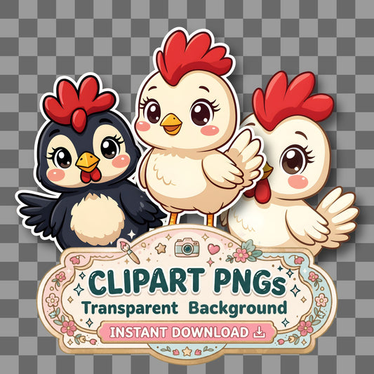 Chibi Style Cute Clipart Pngs