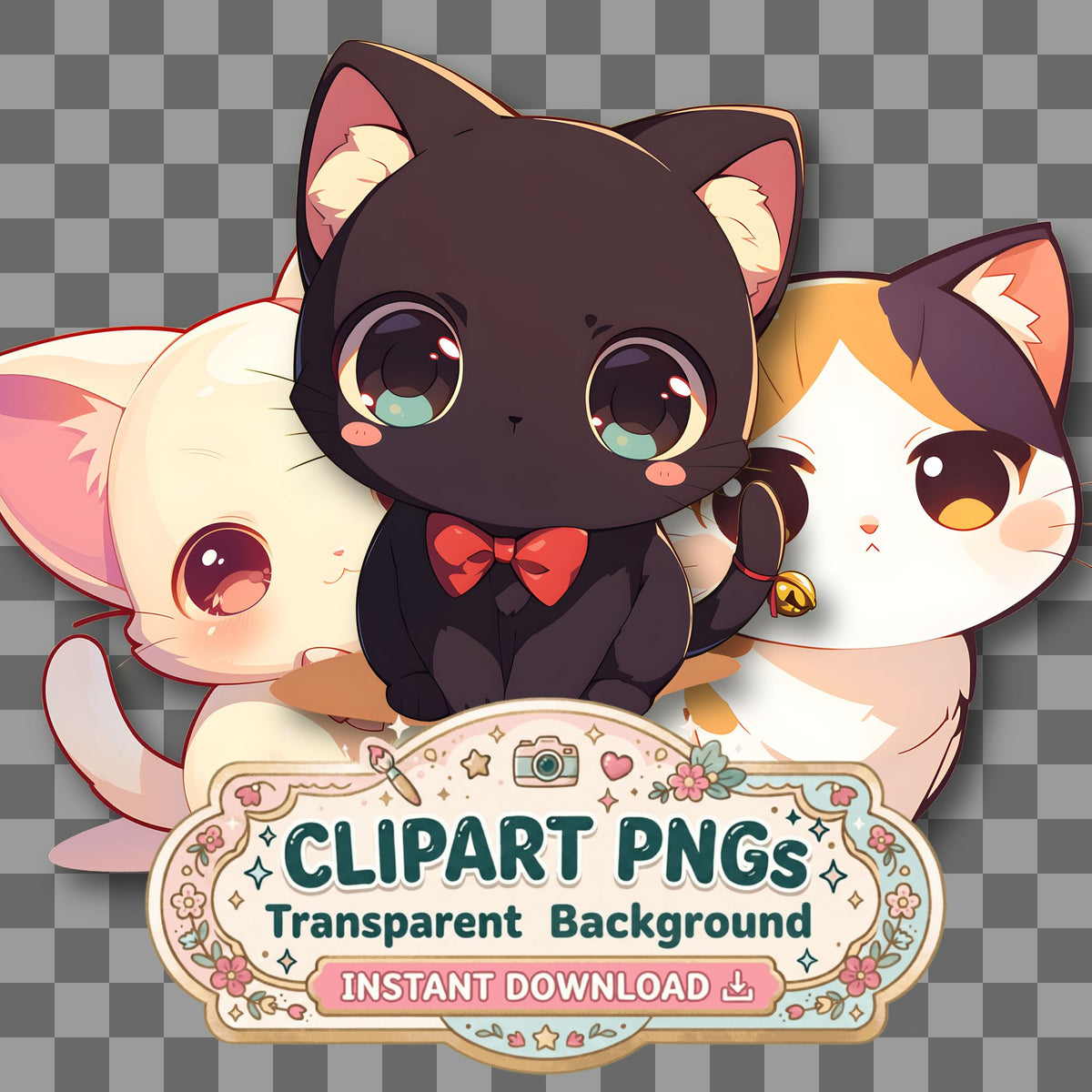 Chibi Style Clipart Pngs