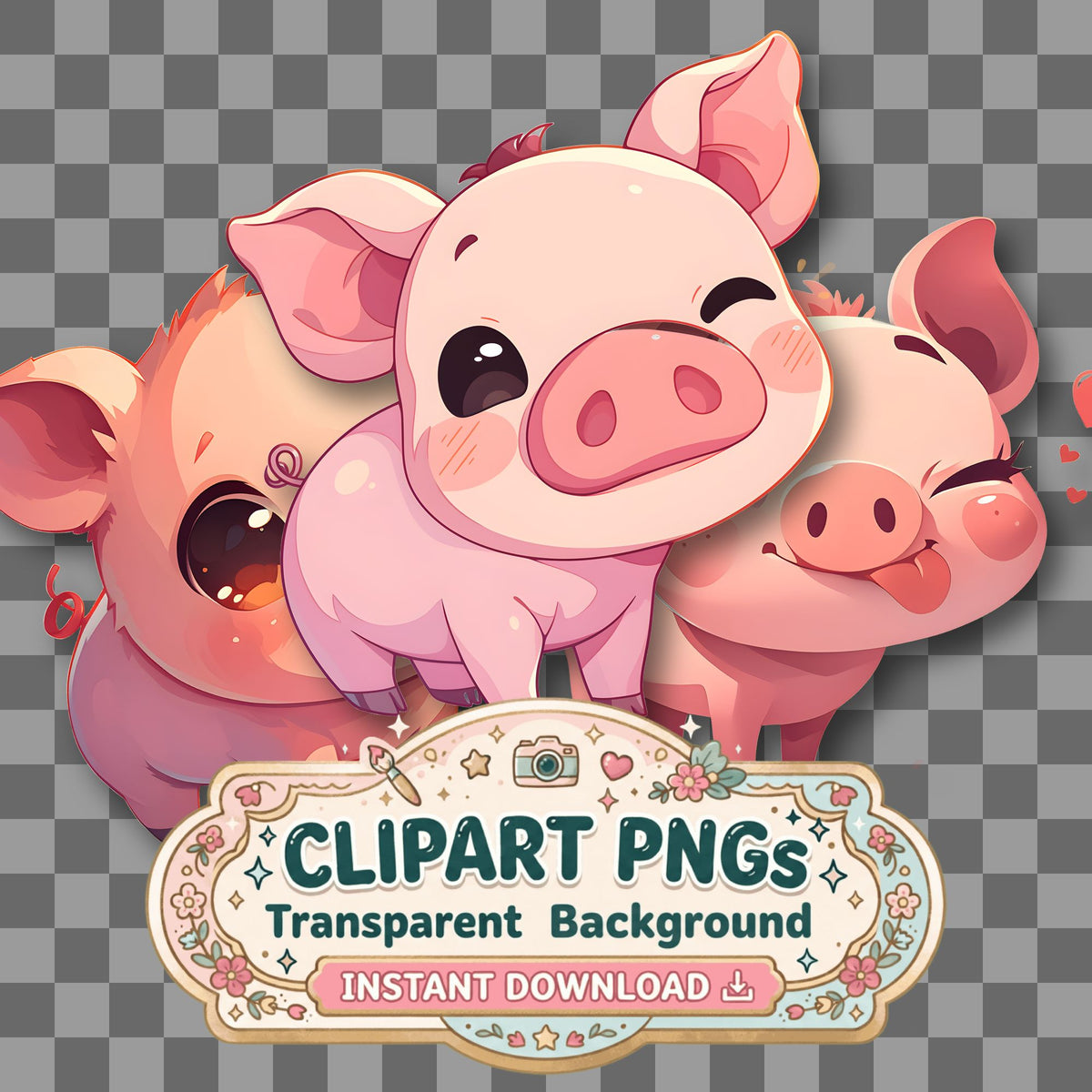 Chibi Style Clipart Pngs