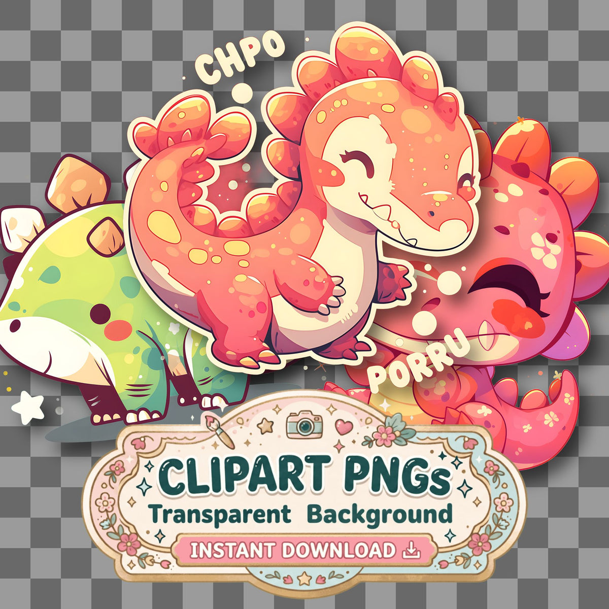 Chibi Style Clipart Pngs