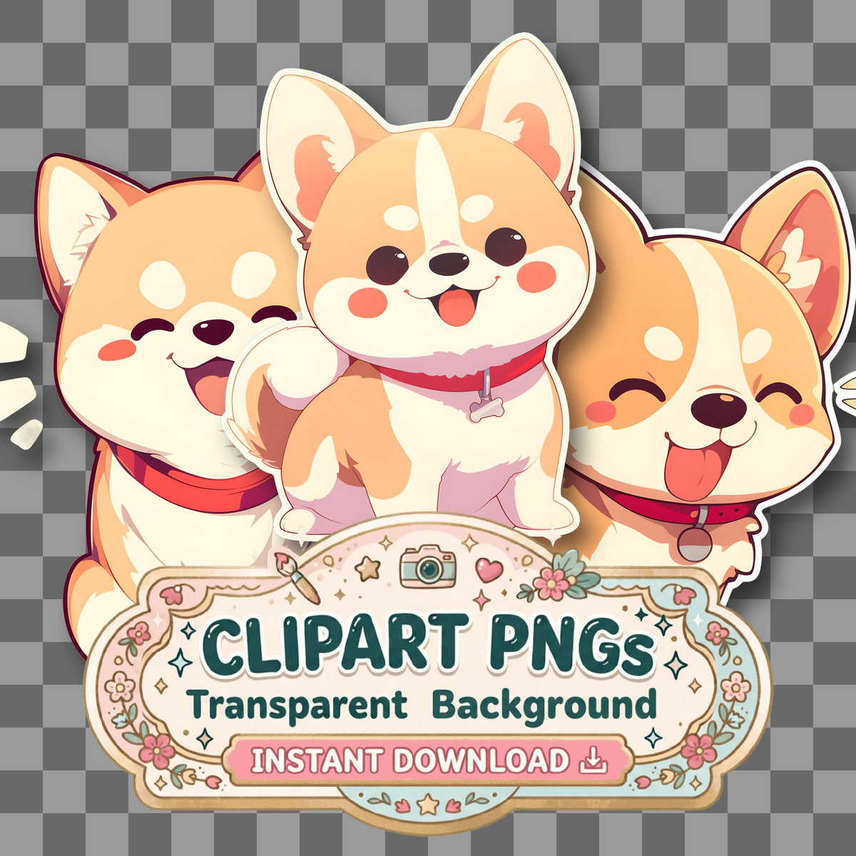 Chibi Style Clipart Pngs