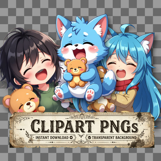 Chibi Yawning Clipart Pngs