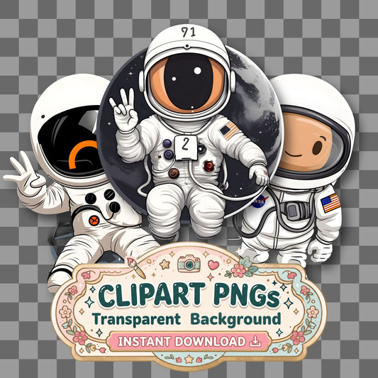 Chibiastronaut Clipart Pngs