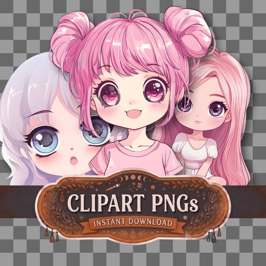 Chibistyle Clipart Pngs