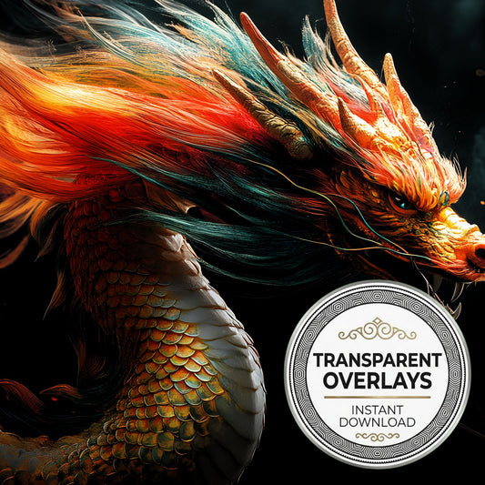 Chinese Dragon Transparent Overlay Pngs