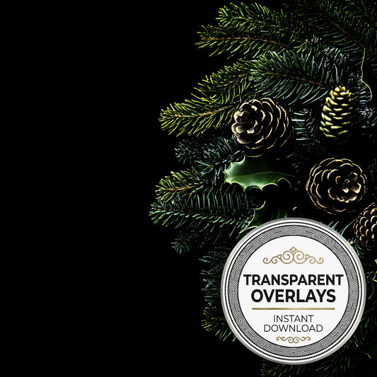 Christmas Wreath Transparent Overlay Pngs